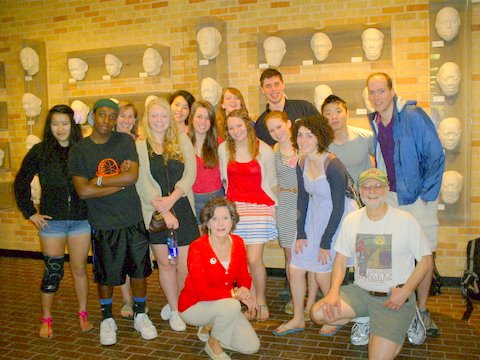 Oregon high school students in Ewing Hall.